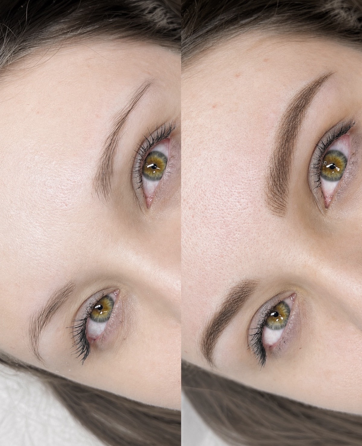 Microblading Before & After — Natural Result